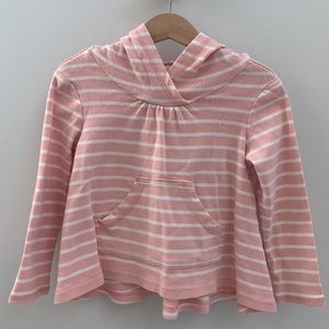 Tea Collection Stripe Hi-Lo Hoodie [3T]